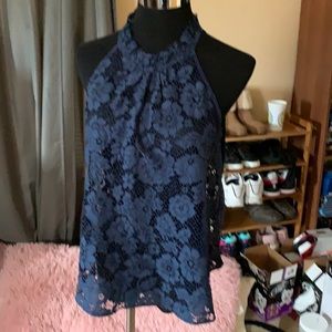 Free People lace halter top